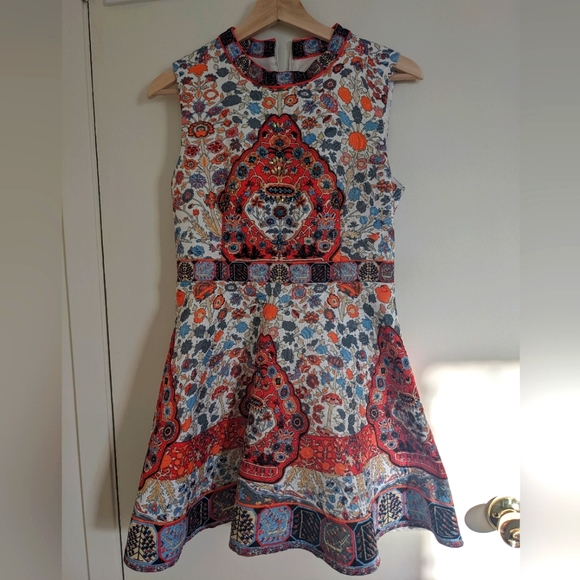 A-line Paisley Floral Dress - Picture 1 of 4